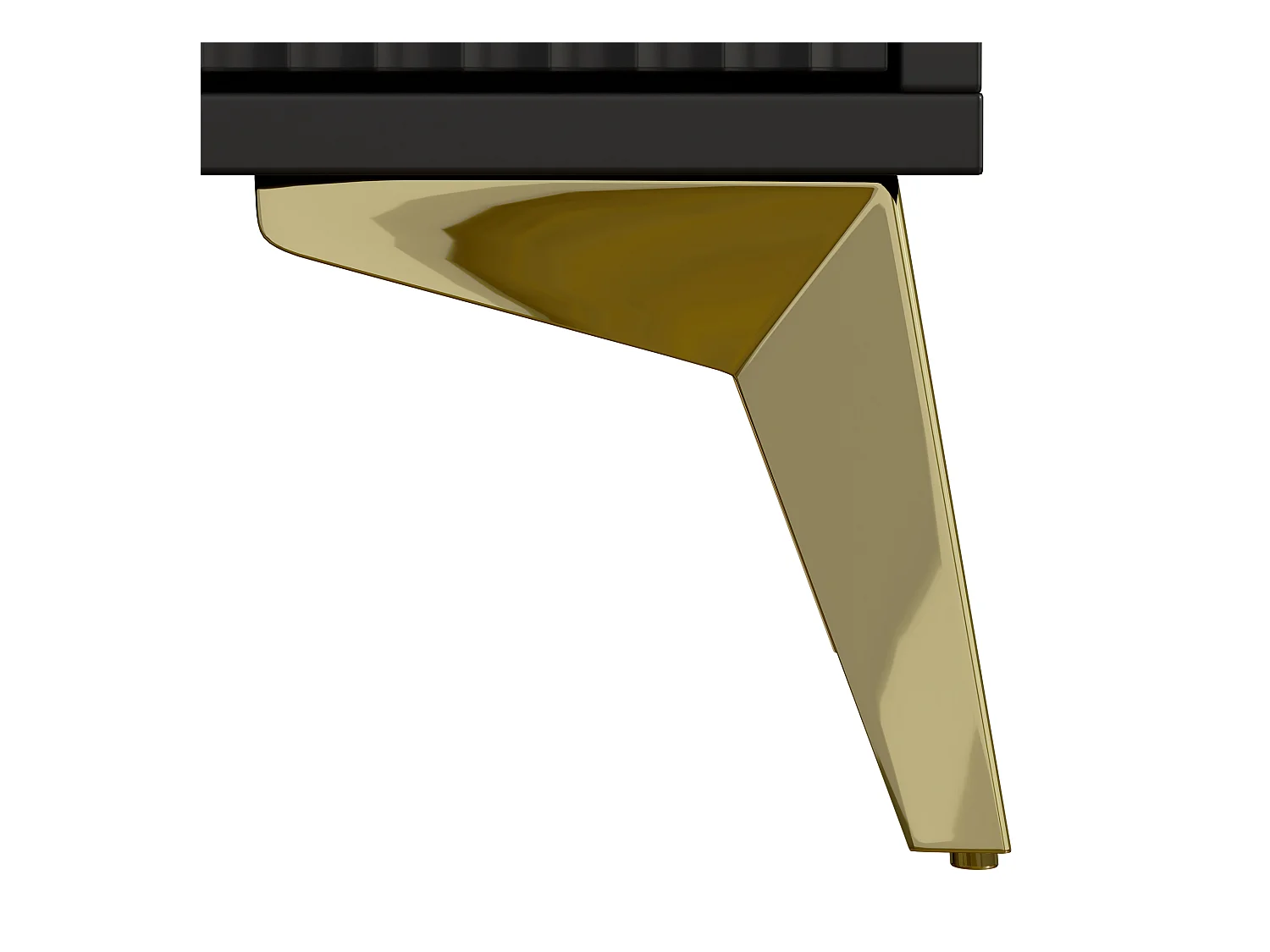 Modern schoenmeubel 90×25×121 cm - 1 deur en 1 la - 3 vouwdeuren - zwart