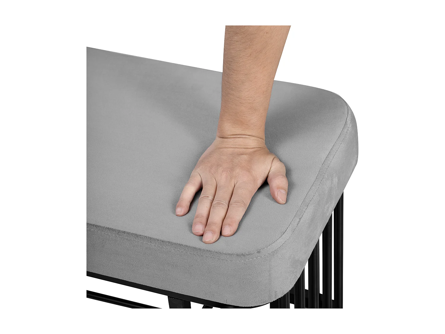 Armário de sapatos 80×35×39.5 cm - com prateleiras abertas - preto+cinza