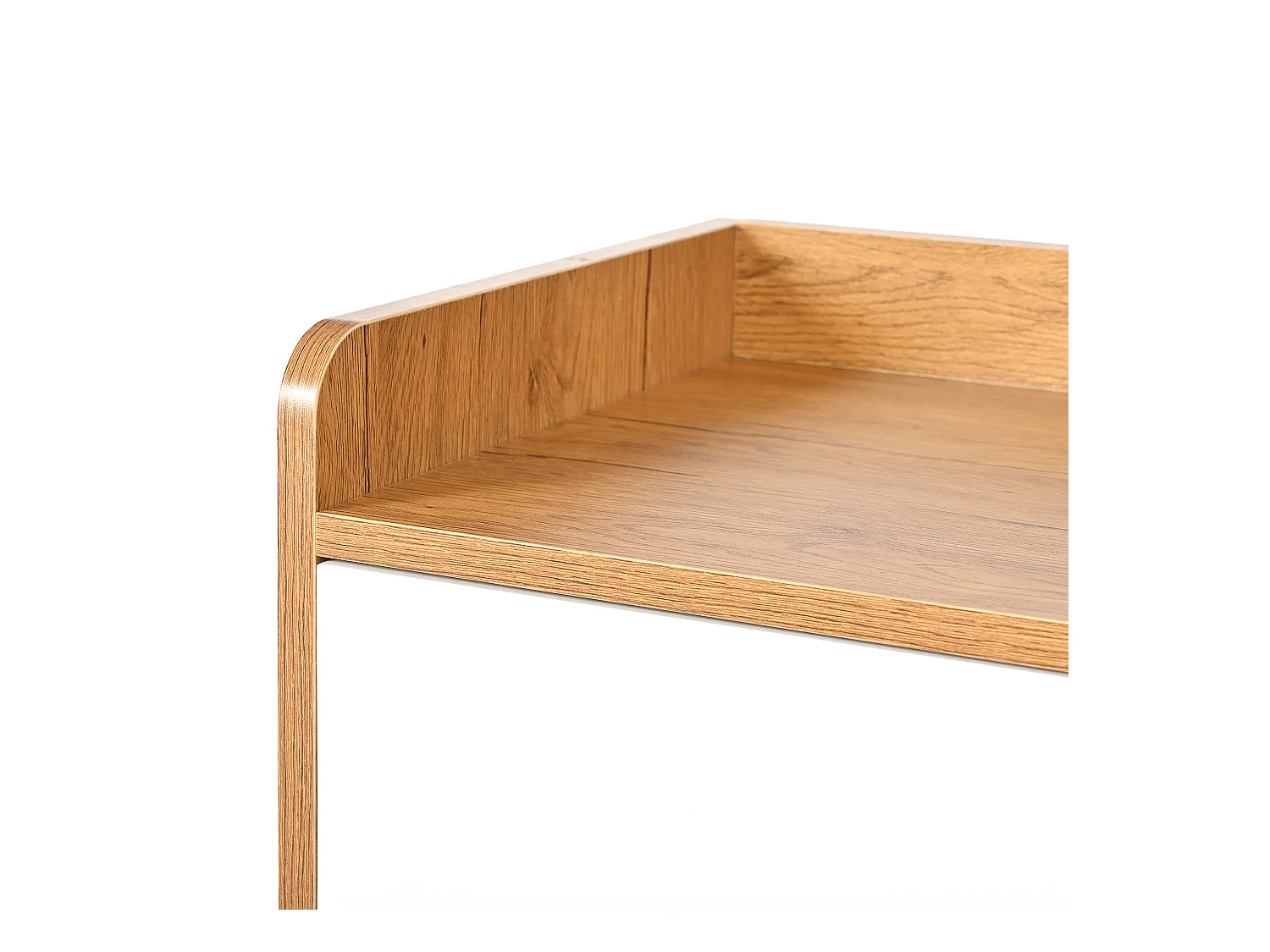 Meuble à chaussures moderne 90x35x99cm - 3 portes et 1 tiroir - Blanc+Marron