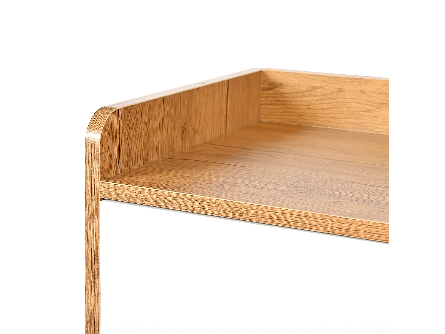 Meuble à chaussures moderne 90x35x99cm - 3 portes et 1 tiroir - Blanc+Marron