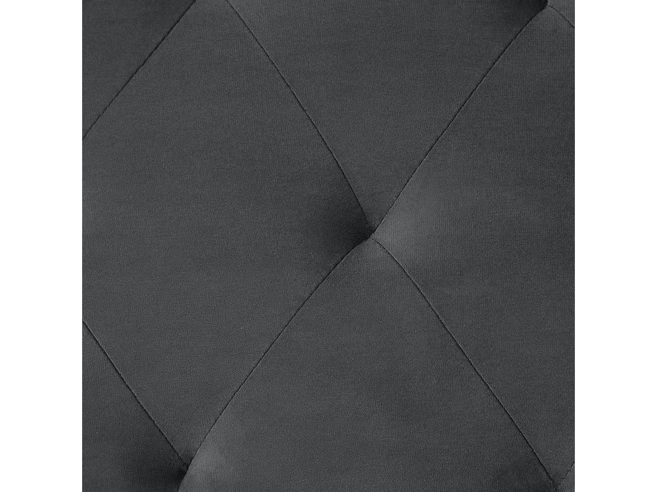 Divano contemporaneo 2 posti - Velluto - Schienale regolabile su 3 livelli - Grigio