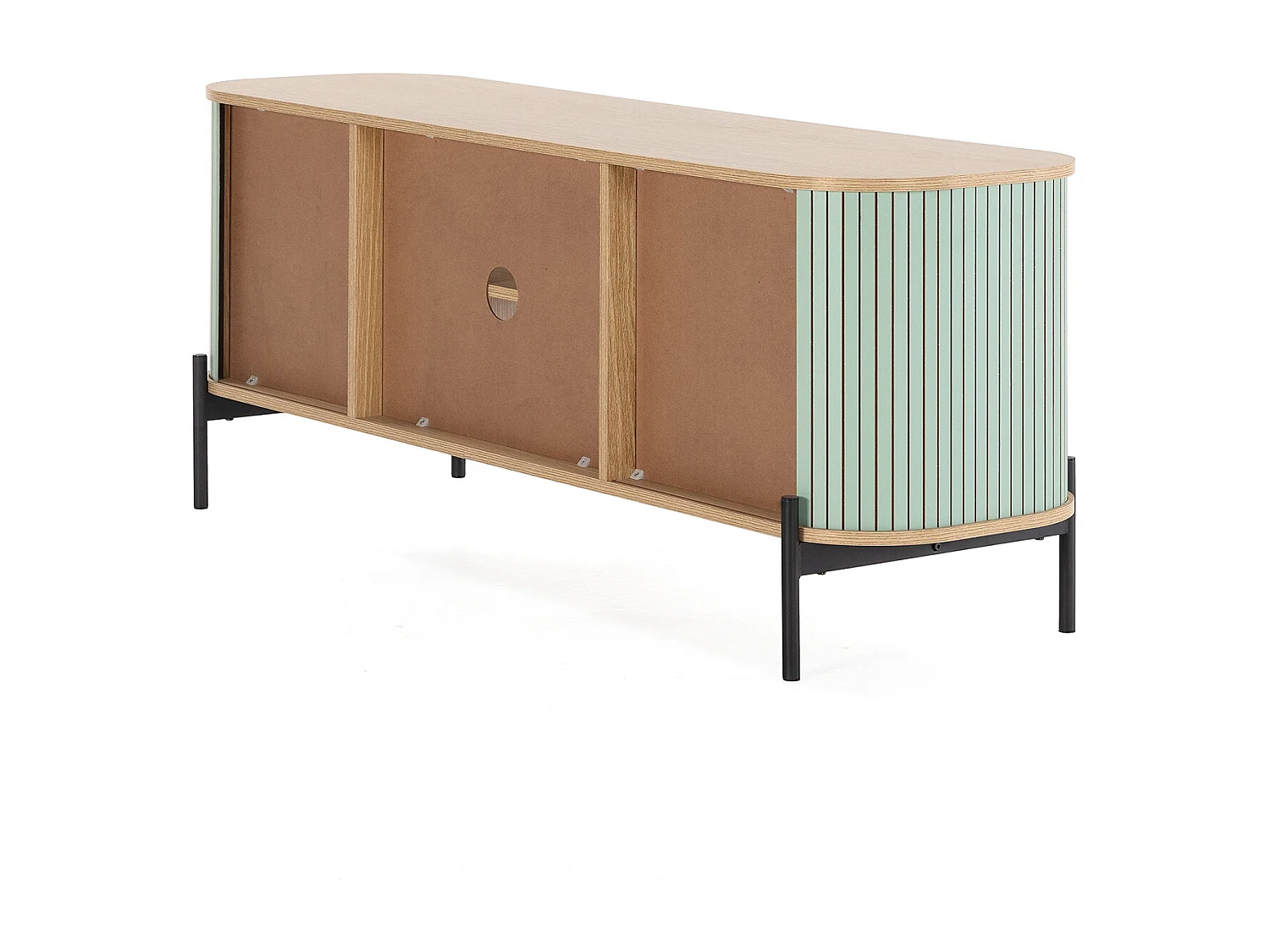 Mueble Tv Mónaco 2 puertas color Azul