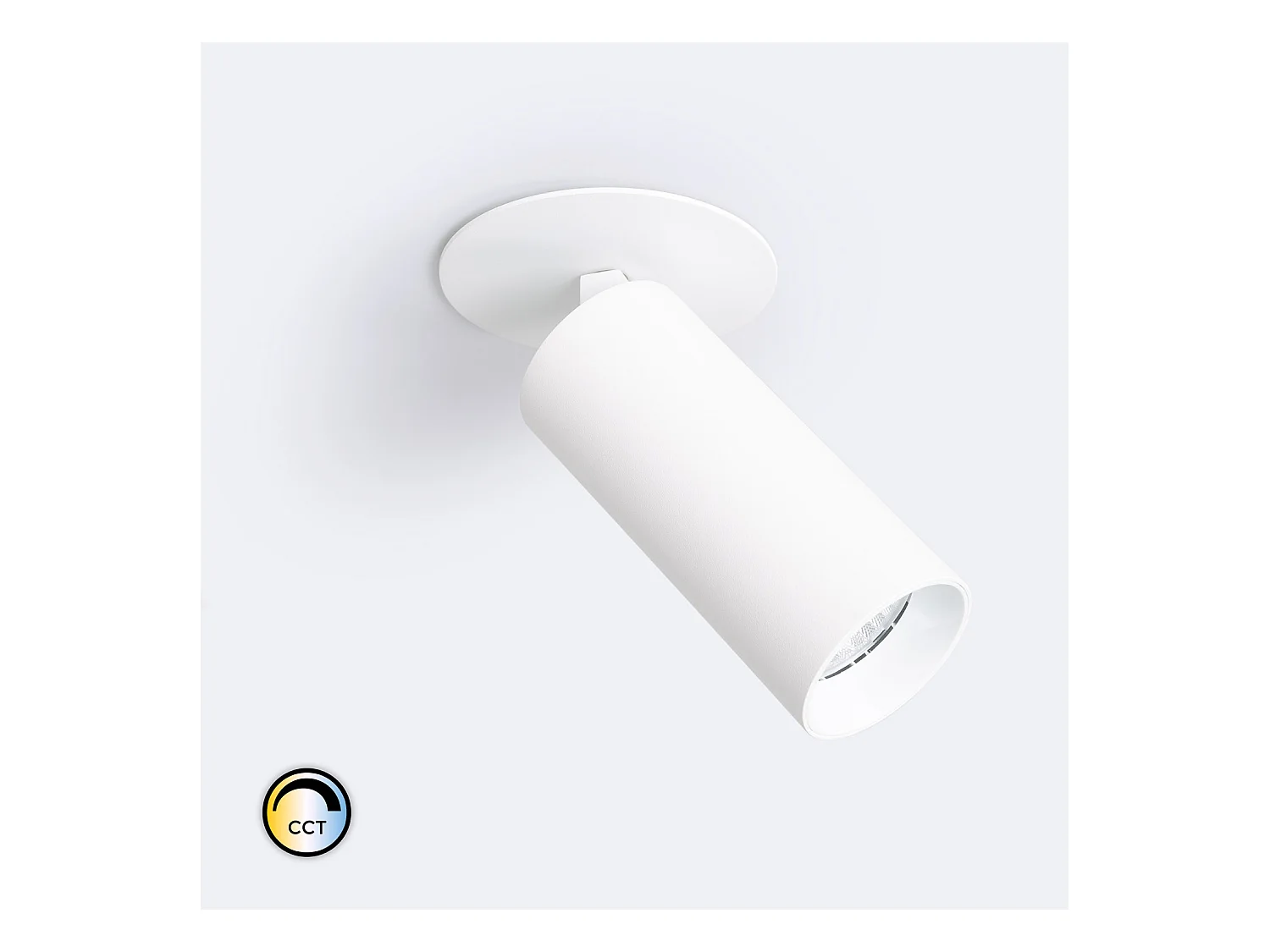 Foco LED Empotrable 18W Aluminio Misoh (2700K - 4000K - 6000K) 38º Negro CCT