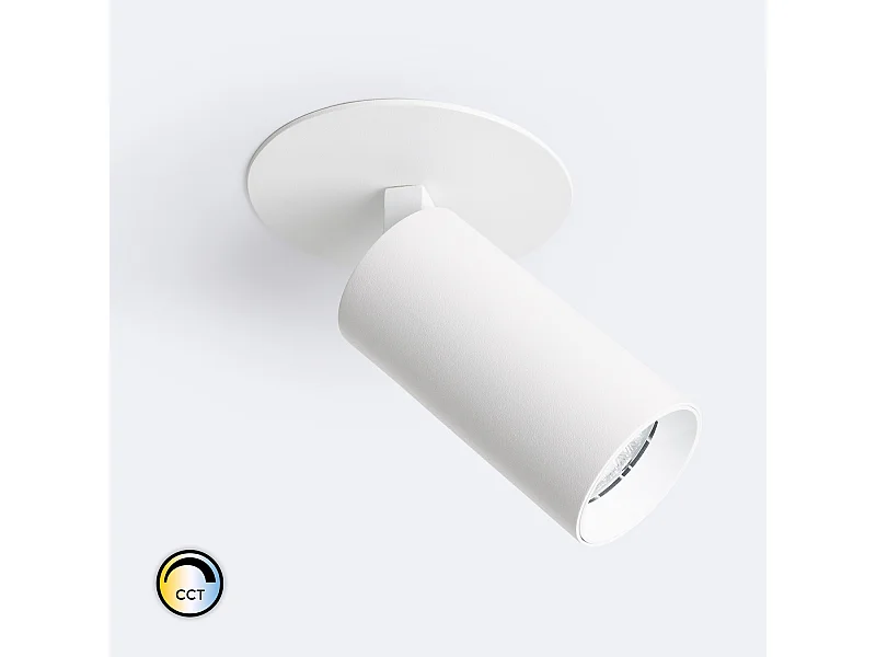 Applique LED Incasso 9W Alluminio Misoh (2700K - 4000K - 6000K) 38º Nero CCT