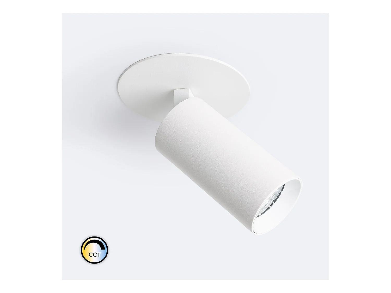 Foco LED Empotrable 9W Aluminio Misoh (2700K - 4000K - 6000K) 38º Negro CCT