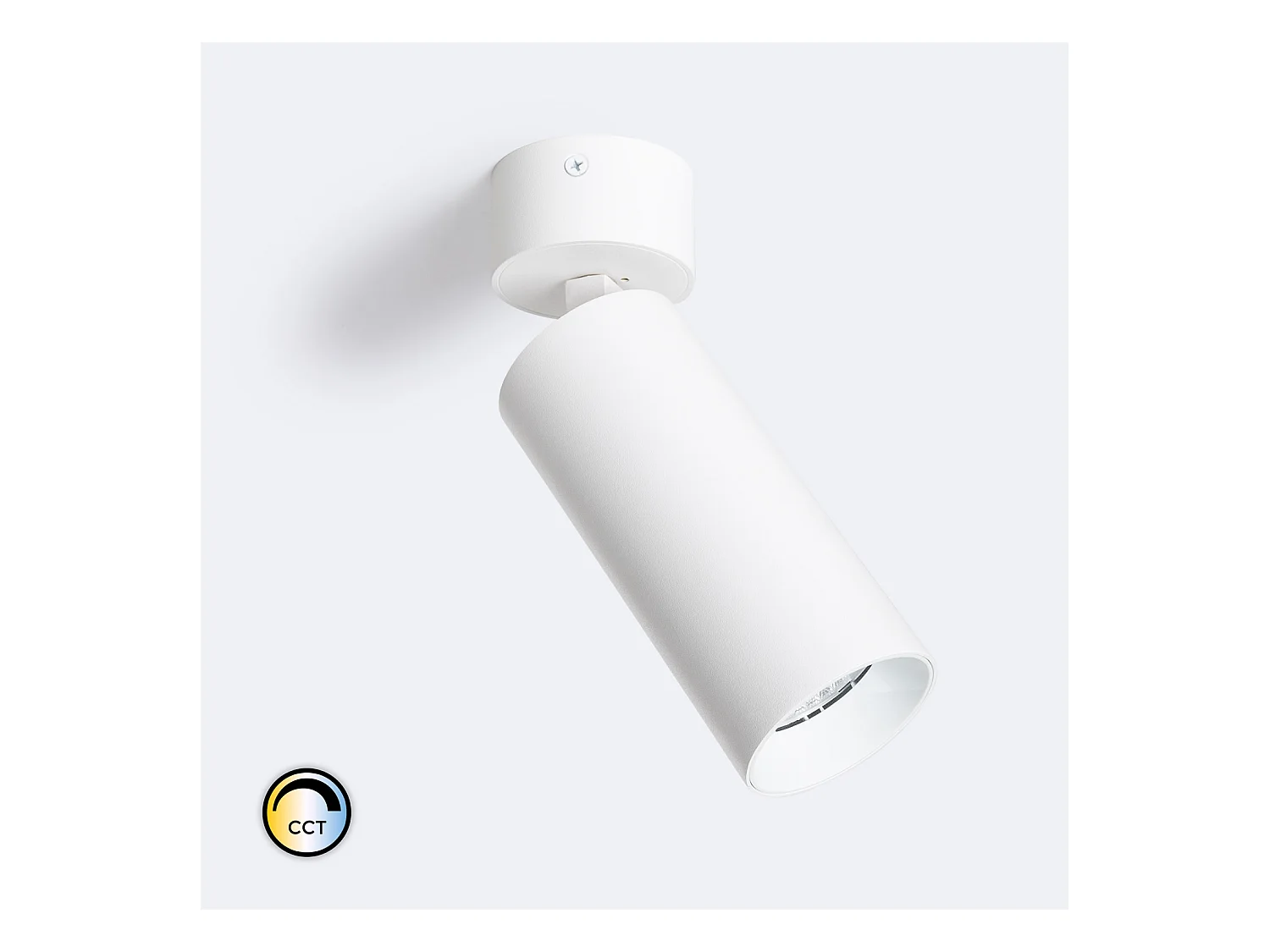 Applique LED Superficie 18W Alluminio Misoh (2700K - 4000K - 6000K) 38º Nero CCT