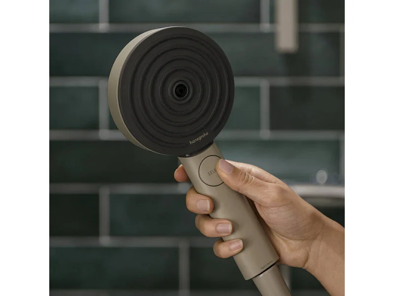 Pommeau de douche HANSGROHE Pulsify Planet Edition 3jets relaxation Sable