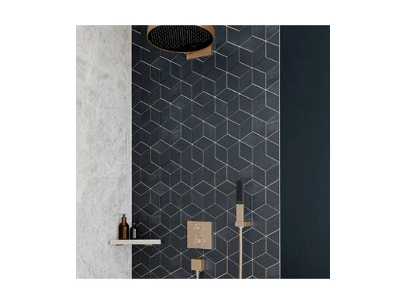 Pommeau de douche HANSGROHE Rainfinity 100 Bronze brossé