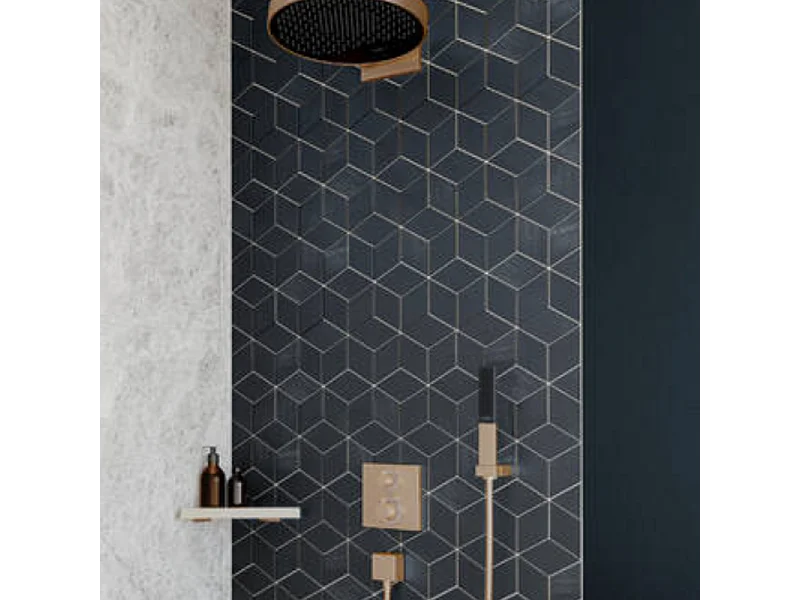 Cabezal de ducha HANSGROHE Rainfinity 100 bronce cepillado