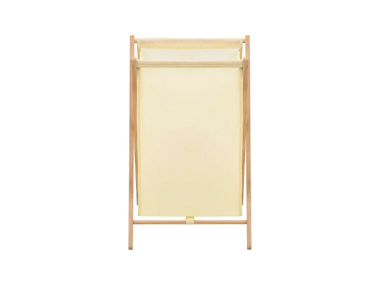 Cesto de Roupa Suja Dobrável em Madeira de Cedro com Design Moderno e Prático