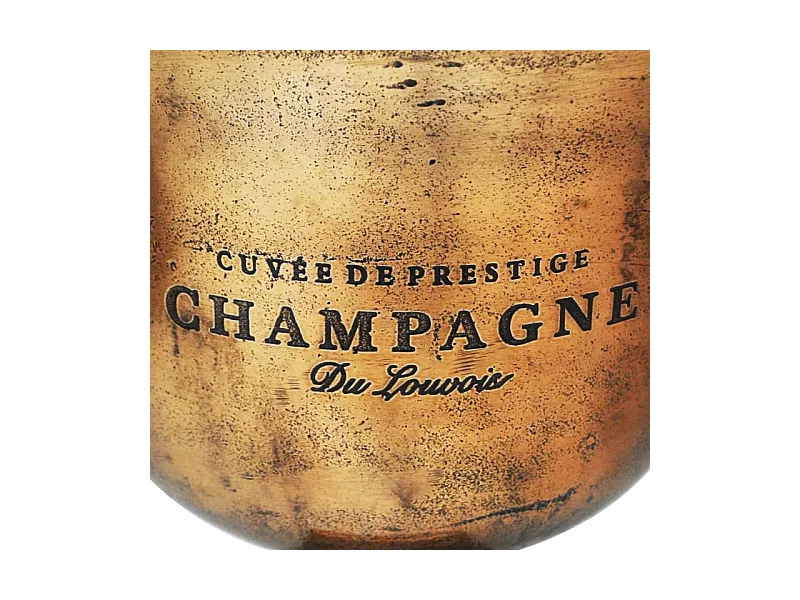 Champagner-Kühler Pokal Kupfer Braun