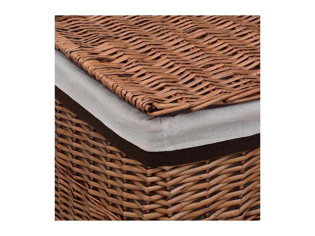 Panier à linge Marron Saule