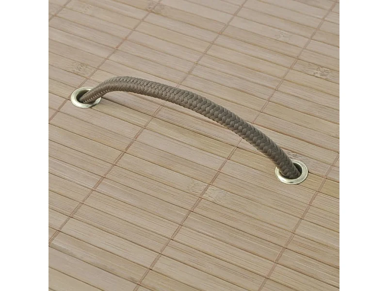 Cesto de ropa sucia Gama plegable con asas natural Ø35x60 cm