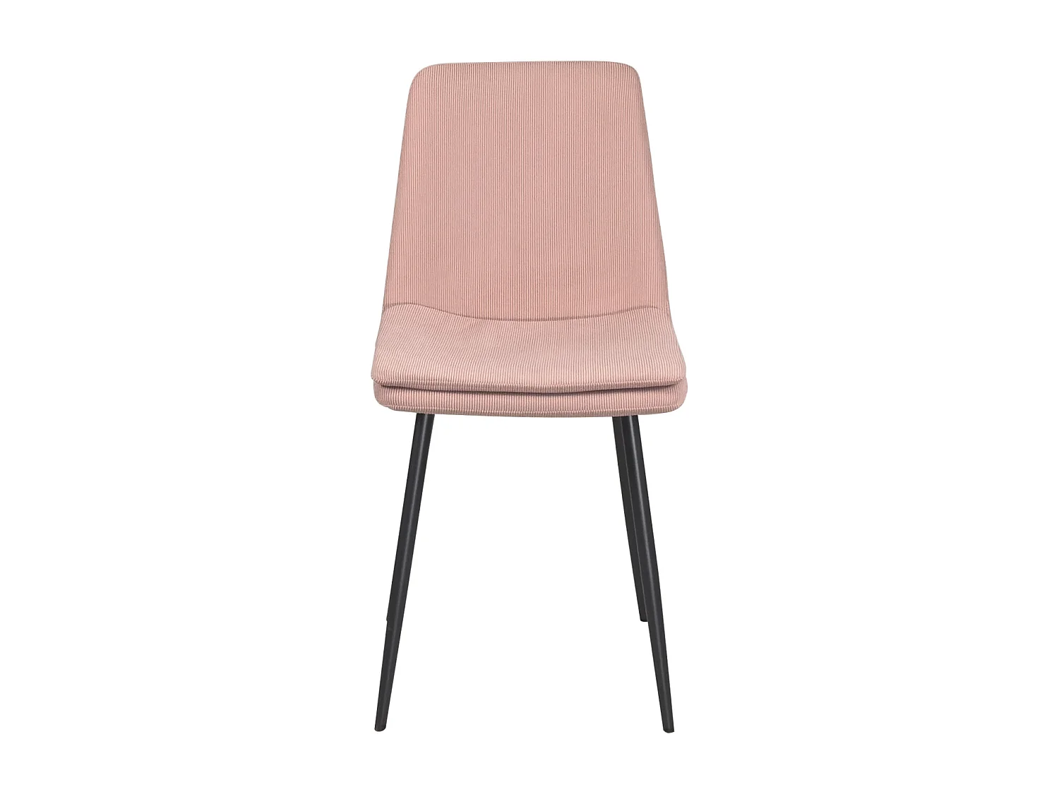 Lote de 4 sillas diseño Yam – Tejido a rayas rosa