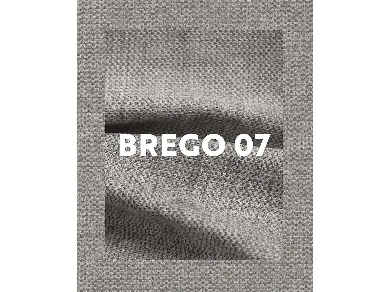 Lot de 4 salle à manger design TALA, tissu mélangé (gris)