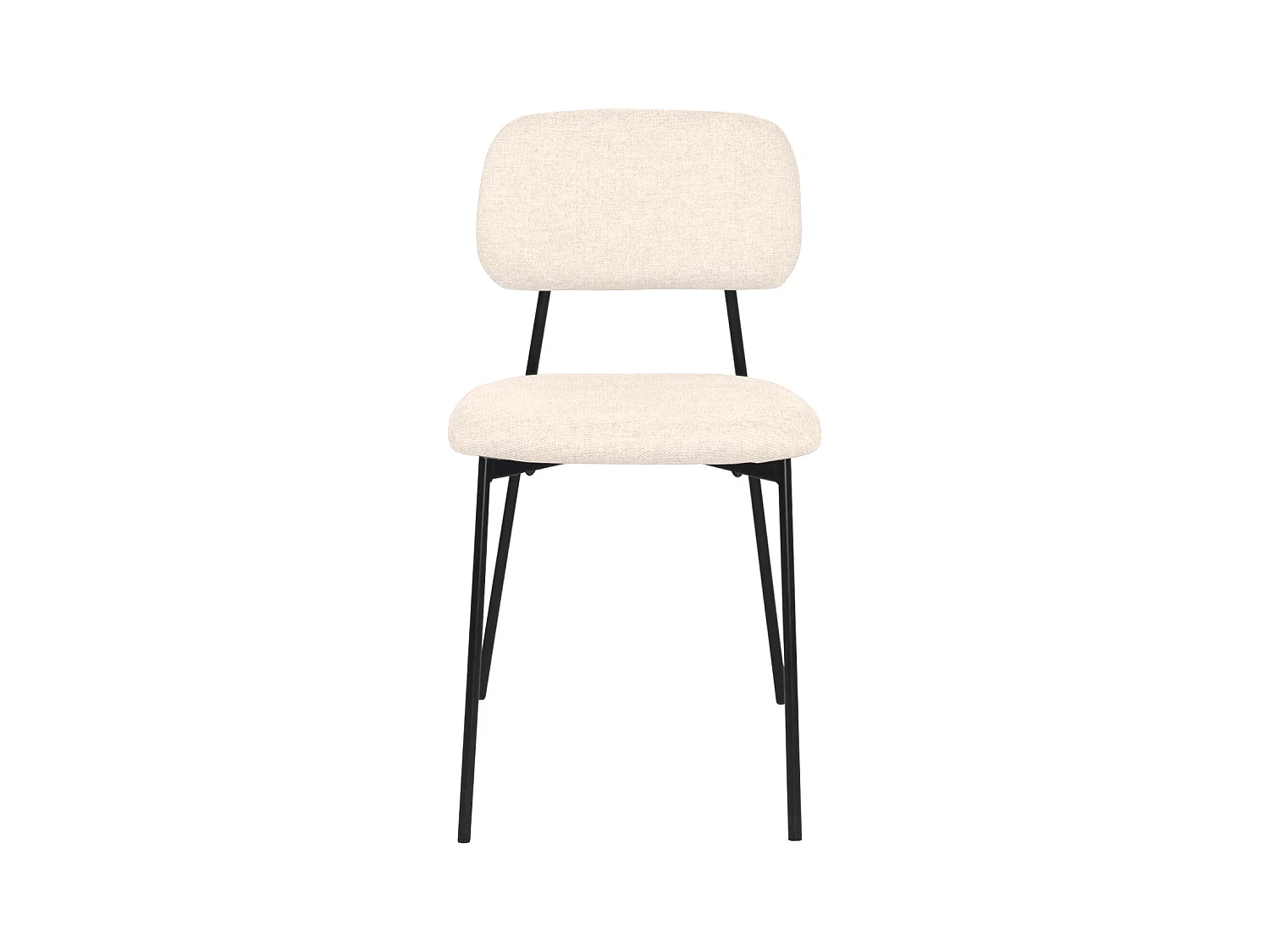 Lote de 4 sillas de comedor diseño Tala – Tejido mezcla beige