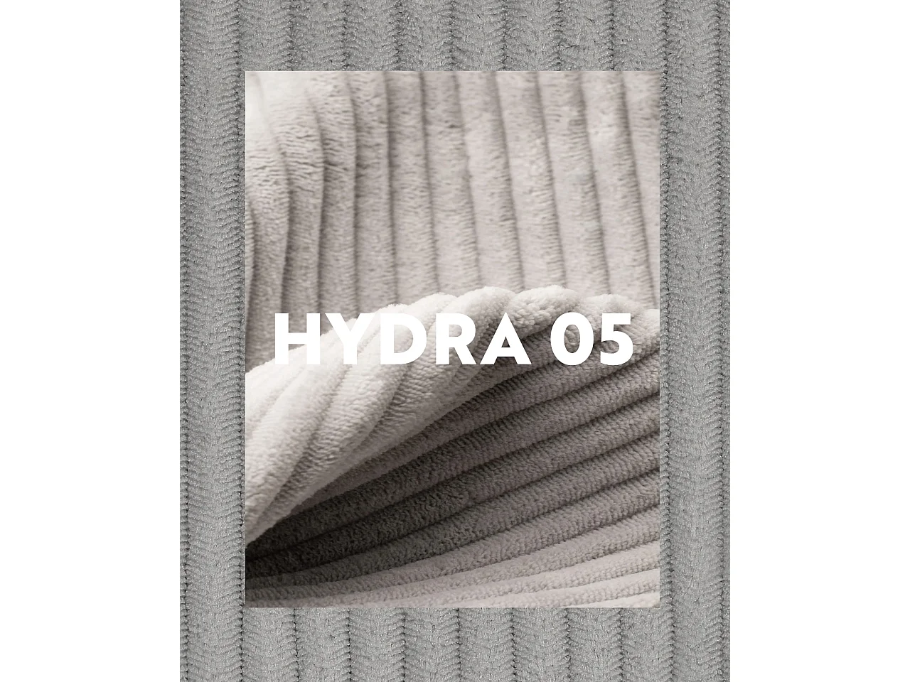 Lot de 2 chaises vintage ZELI, tissu à rayures (gris)