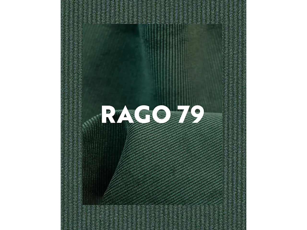 Lot de 4 chaises de salle à manger MILO, tissu rayé (vert)