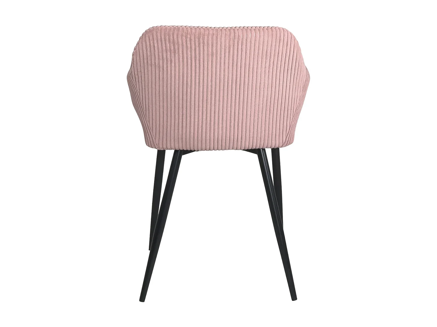 Sillón Confortable de Terciopelo Cotelé Miro - Rosa