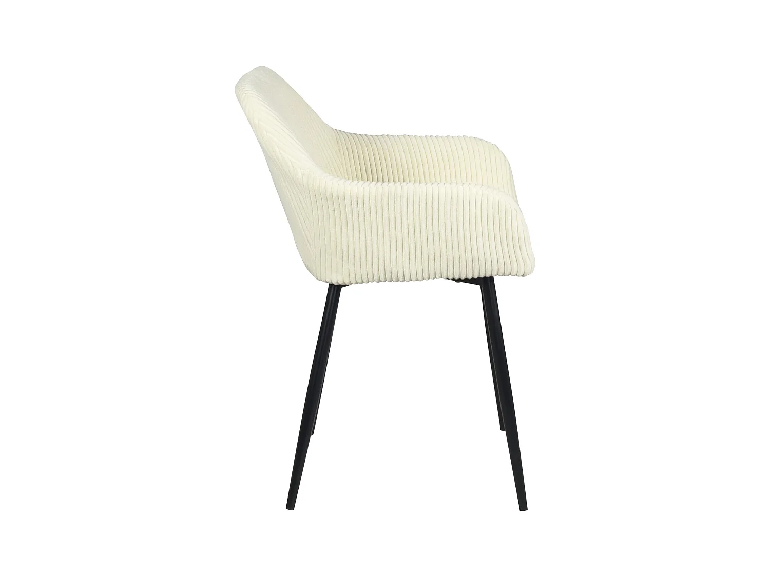 Sillón Confortable de Pana Cotelé Miro - Beige