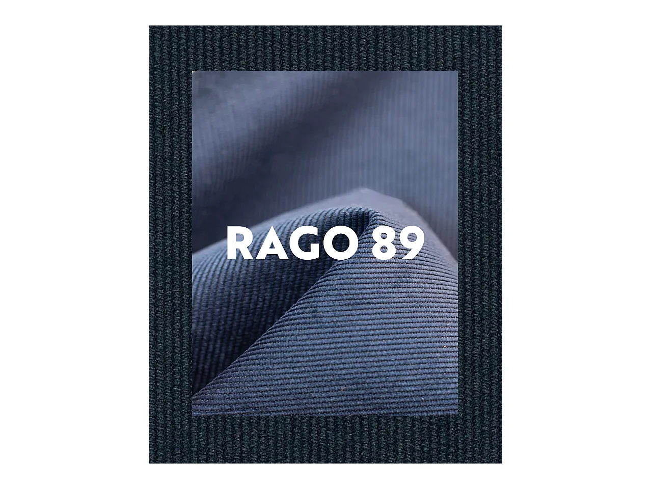 Lot de 4 chaises de salle à manger MILO, tissu rayé (bleu foncé)