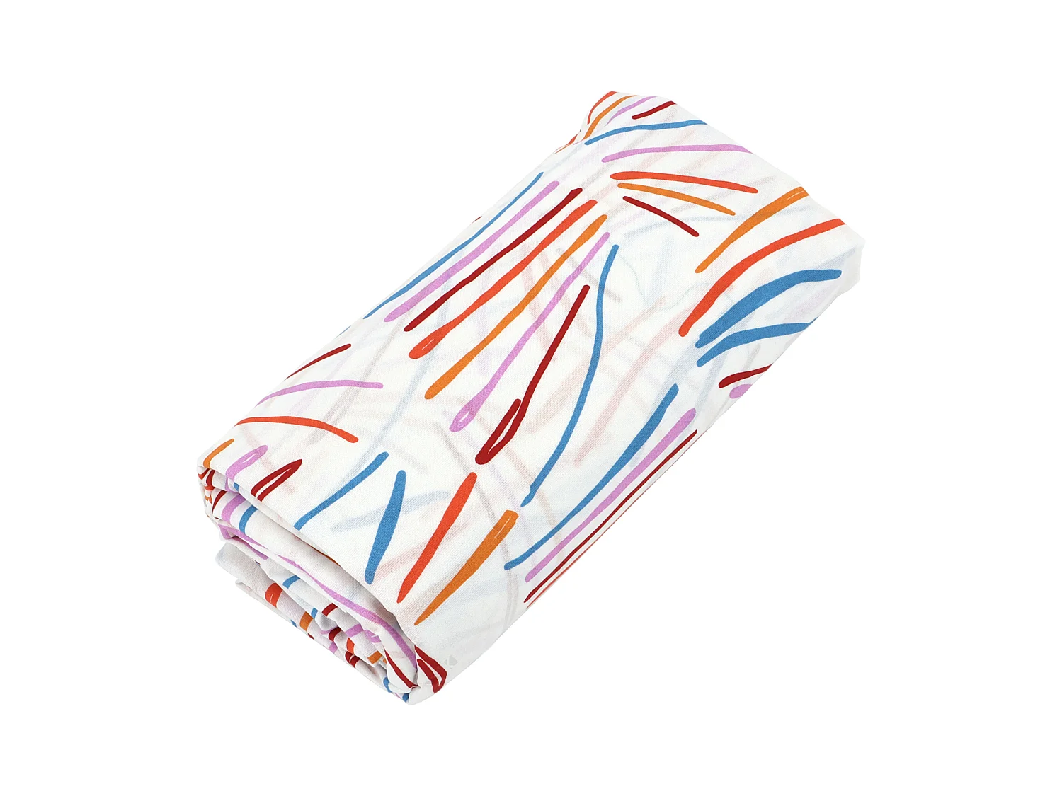 Drap housse imprimé 140x200 cm coton PERROQUET Salsa Bonnet 40 cm