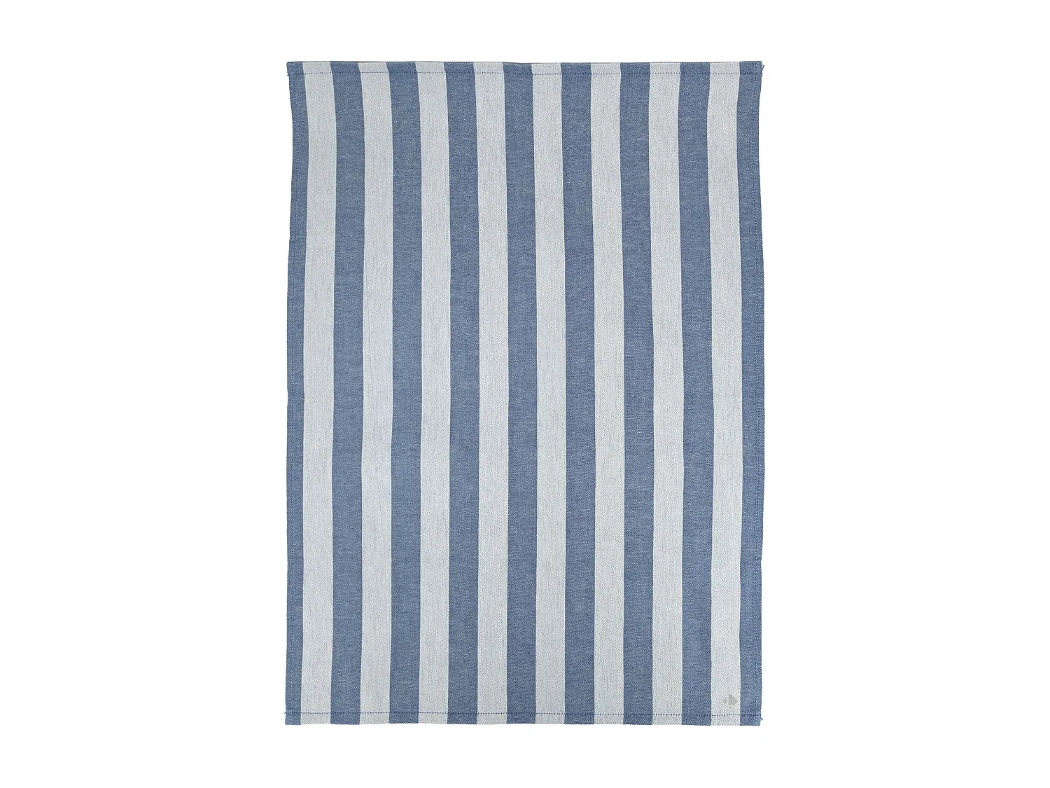 Lot de 2 torchons de cuisine toile 50x70 cm collection PAT EFFI bleu pacific