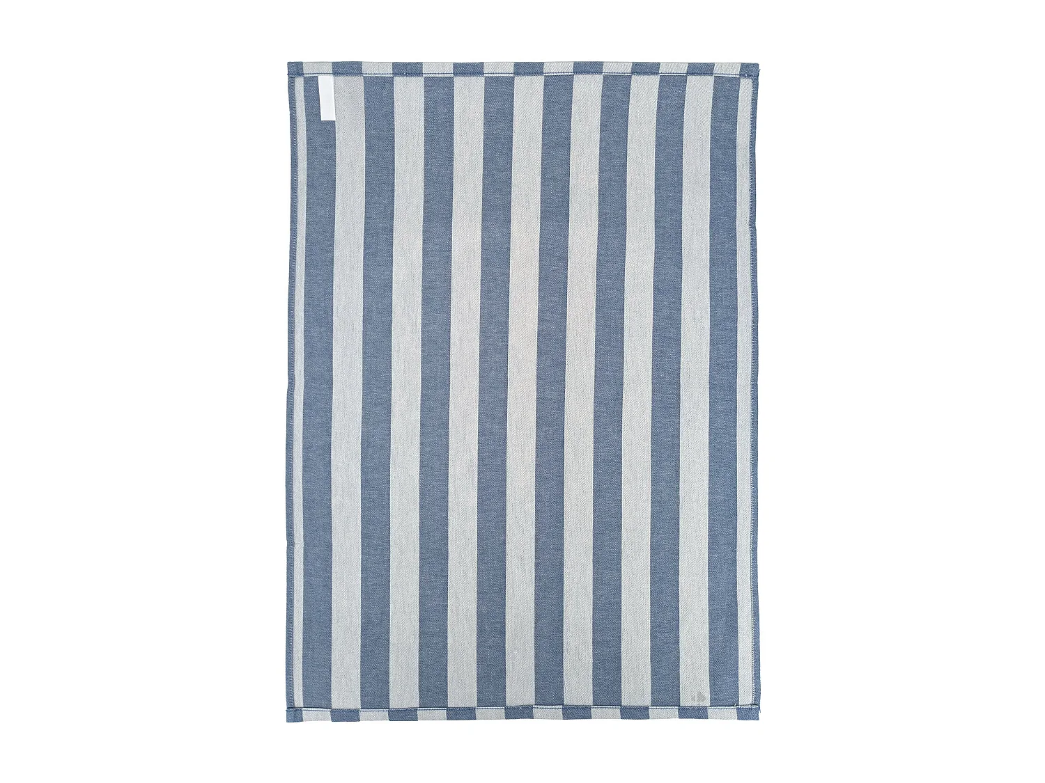 Lot de 2 torchons de cuisine toile 50x70 cm collection PAT EFFI bleu pacific