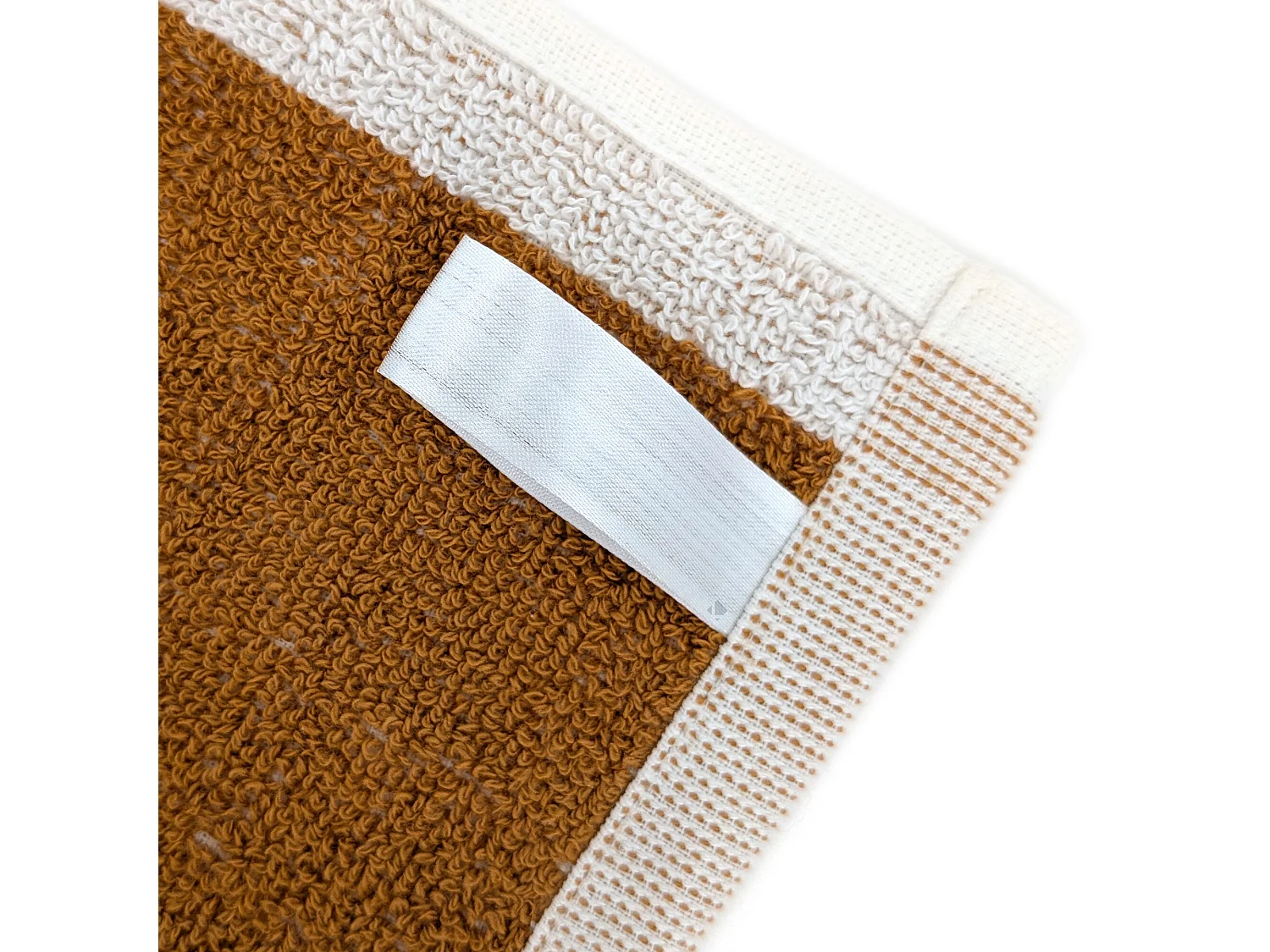 Lot de 2 torchons de cuisine éponge 50x50 cm collection MARIS jaune