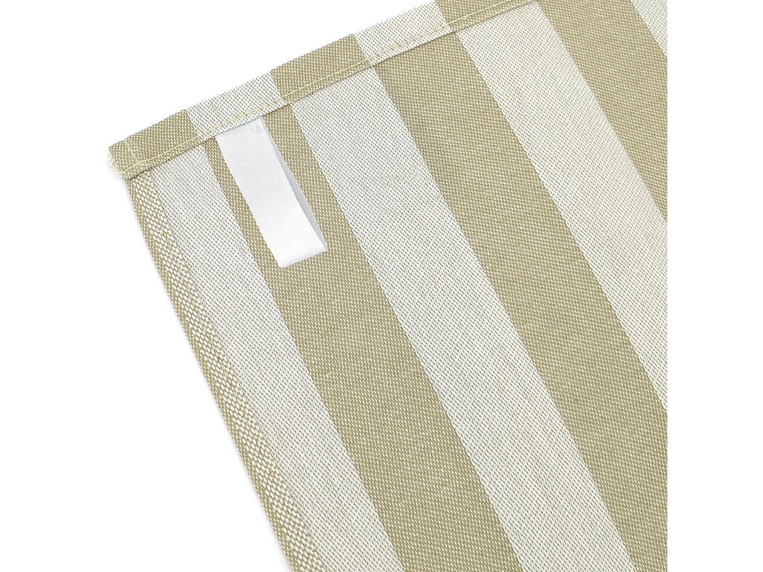 Lot de 2 torchons de cuisine toile 50x70 cm collection PAT EFFI vert olive