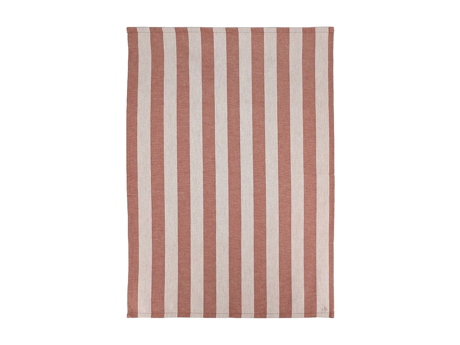 Lot de 2 torchons de cuisine toile 50x70 cm collection PAT EFFI marron country