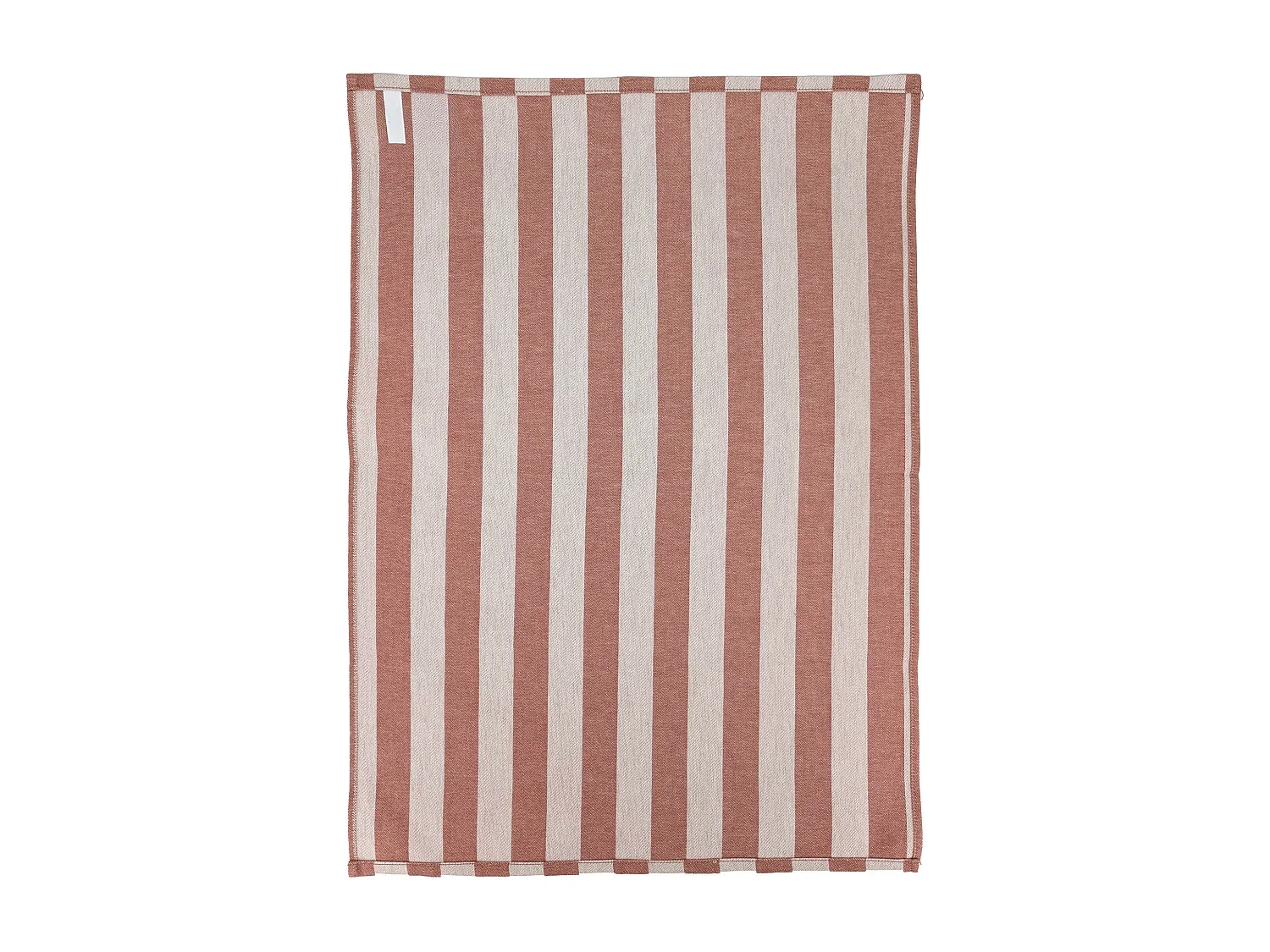 Lot de 2 torchons de cuisine toile 50x70 cm collection PAT EFFI marron country