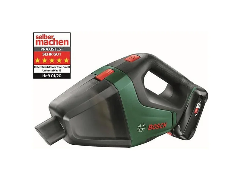 Aspiradora de Mano Sin Cable BOSCH UniversalVac18 SET 1 Batería 2,5Ah