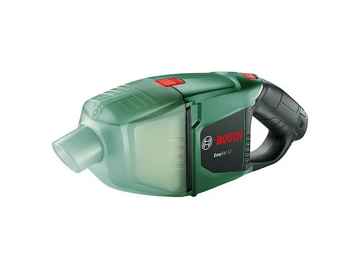 Aspirapolvere Portatile Senza Fili Bosch EasyVac 12 - Batteria 12V LI 2,5 Ah - Potenza di Aspirazione 5,3 Kpa