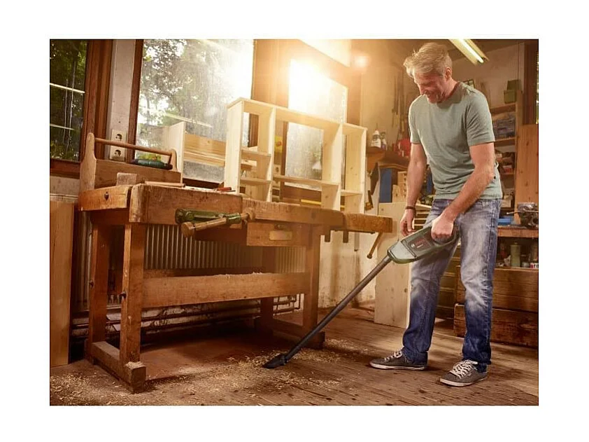 Aspirateur a main sans-fil Bosch - EasyVac 12 Livre avec 1 Batterie, Chargeur et Accessoires