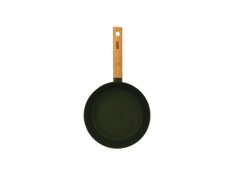 Ogo Living - Poele Ector 20cm En Aluminium Kaki Avec Manche En Bois