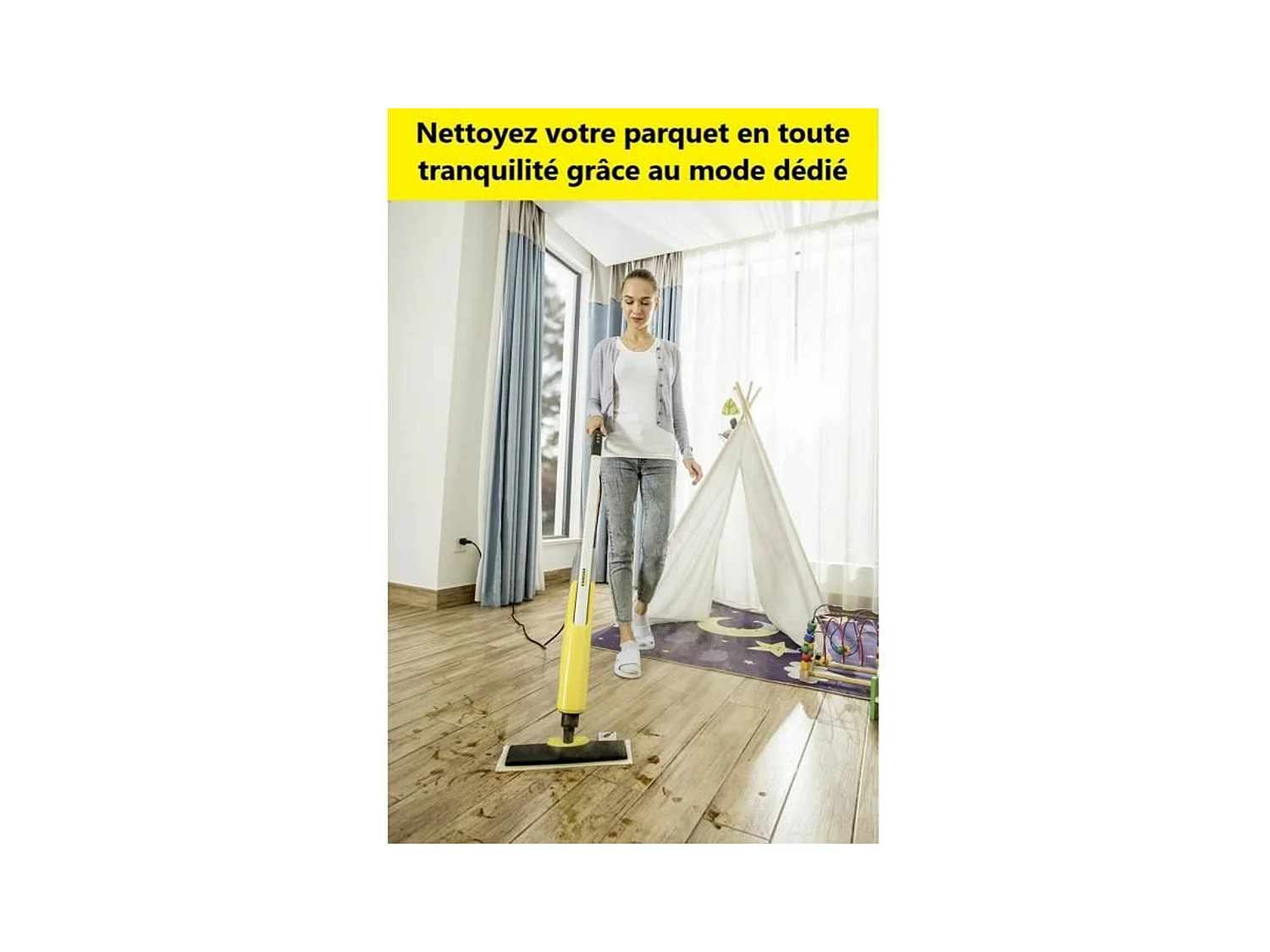 KARCHER - Limpiador a vapor Escoba autonomía ilimitada - 1600 w