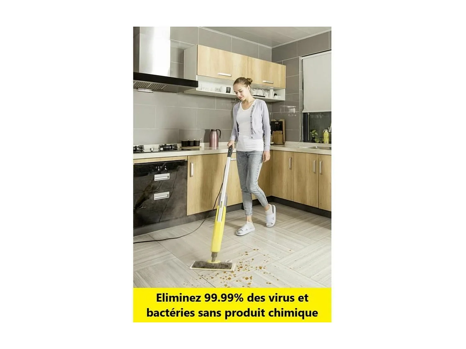KARCHER - Limpiador a vapor Escoba autonomía ilimitada - 1600 w