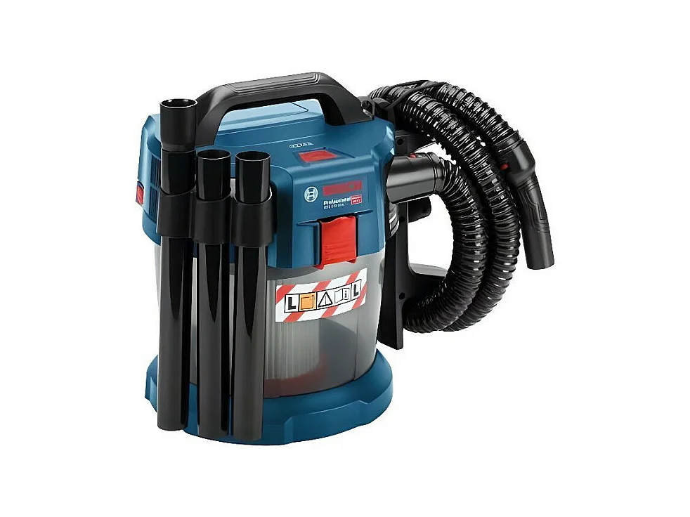 Aspirateur BOSCH PROFESSIONAL GAS 18V-10 L + accessoires sans chargeur et batterie