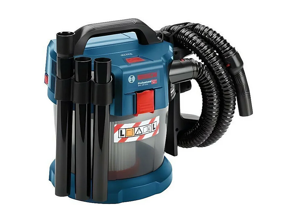 Aspirateur BOSCH PROFESSIONAL GAS 18V-10 L + accessoires sans chargeur et batterie