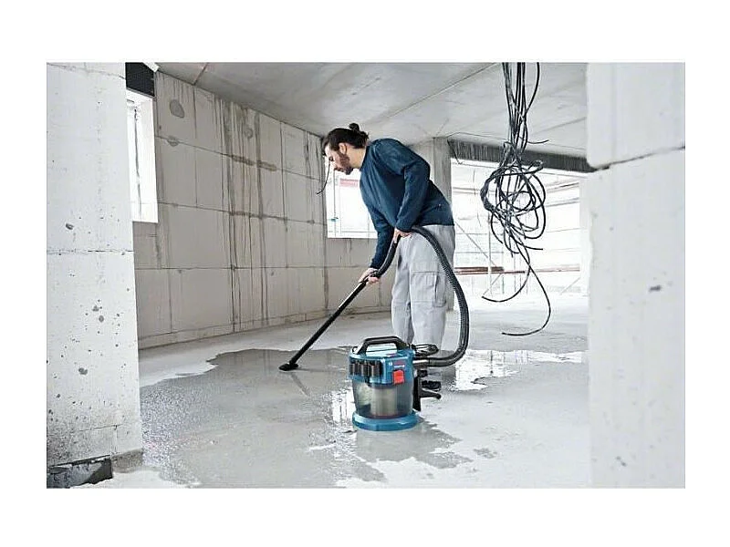 Aspirateur BOSCH PROFESSIONAL GAS 18V-10 L + accessoires sans chargeur et batterie