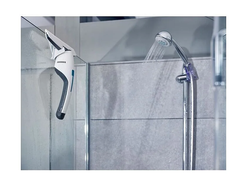 LEIFHEIT 51035 - Aspirateur a vitres et salle de bains Nemo - Reservoir 60ml - Autonomie 45min - IPX7 - Design ergonomique et fi