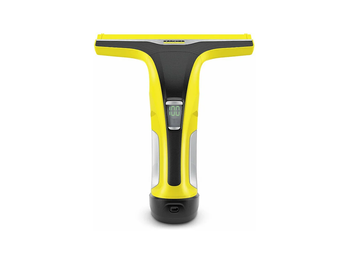 Nettoyeur à Vitres Karcher WV 6 Plus Jaune - Batterie Lithium-ion, 100 min Autonomie, 1.5L, Affichage Digital