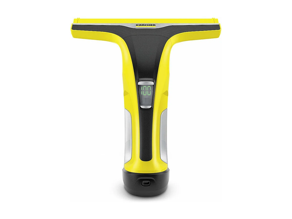 Nettoyeur à Vitres Karcher WV 6 Plus Jaune - Batterie Lithium-ion, 100 min Autonomie, 1.5L, Affichage Digital