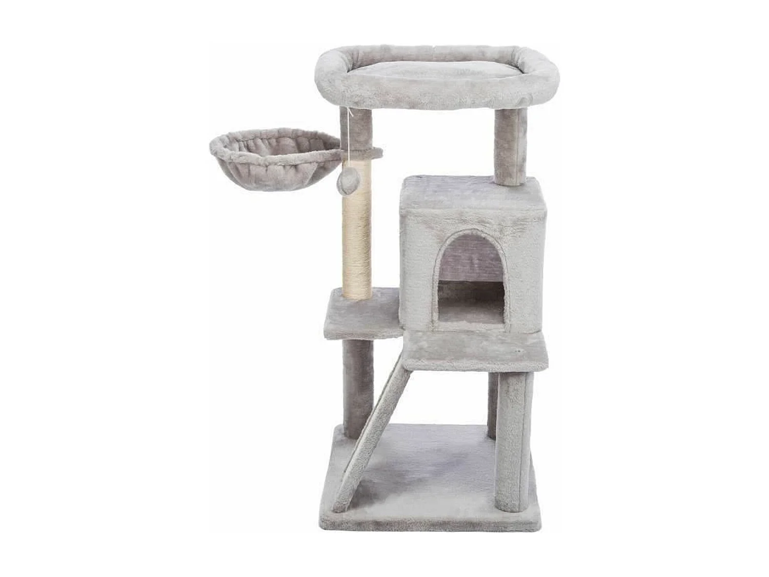 Arbre à chat TRIXIE Pepito - 98 cm - Gris