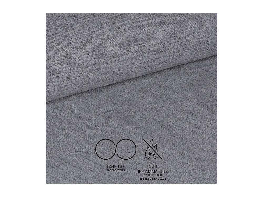 Sgabello Mey grigio cenere con seduta imbottita e gambe in metallo nero – Eleganza e comfort per la zona snack