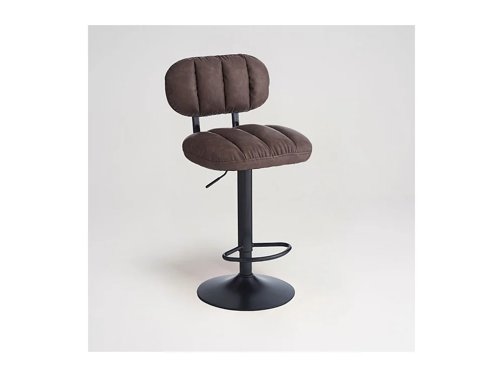 Sgabello bar ecopelle marrone Tati – Stile e comfort in un design contemporaneo