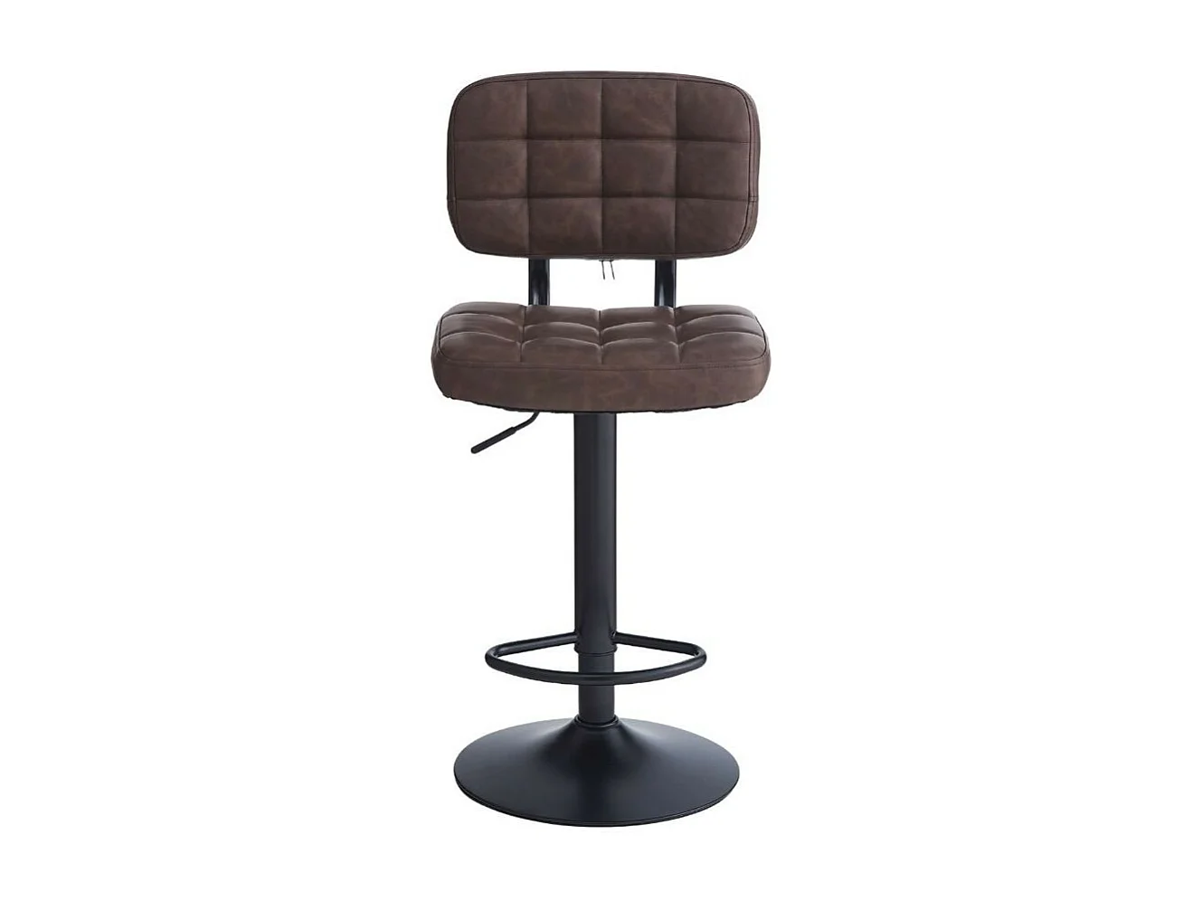 Sgabello Mavi ecopelle marrone e base nera: Stile, Comfort e Funzionalità per i tuoi spazi