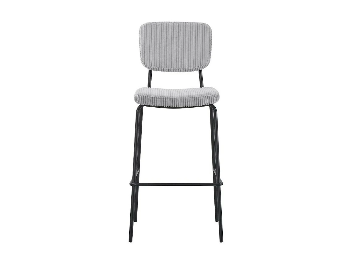 Sgabello imbottito Juno grigio chiaro 43x52,5x111H – Il comfort in stile industriale