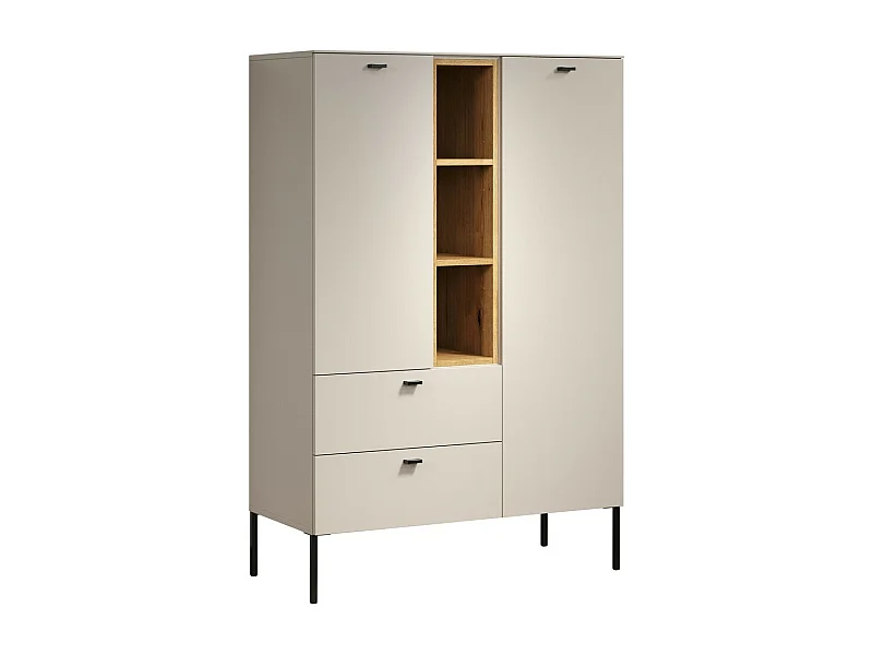 Dressoir Sao Paulo, Beige, 93x140x42 cm, Epikasa